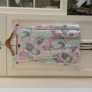 Talbots linen cotton blend knit sleeveless Tunic, 1XP